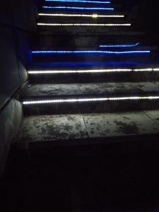 Photo LED light strip is suitable for stair step top