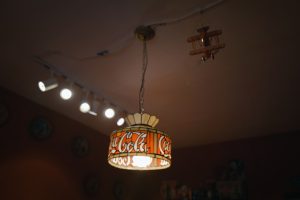 Photo retro living room wall lamp